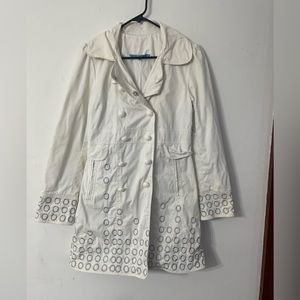 Womens Small Johnny Was Trench Coat